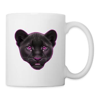 Pink Baby Panther | Baby Panther Head - Mug - white - Right