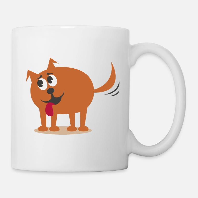 Hund - Tasse - Weiß
