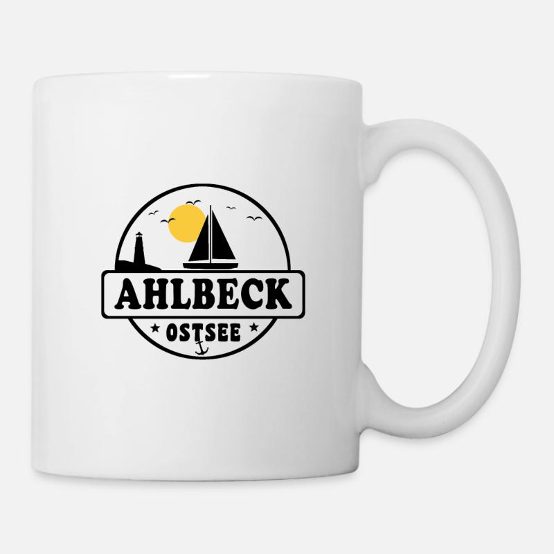 Ahlbeck - Tasse - Weiß