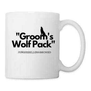 Grooms Wolf Pack - Tasse - Weiß - Rechts