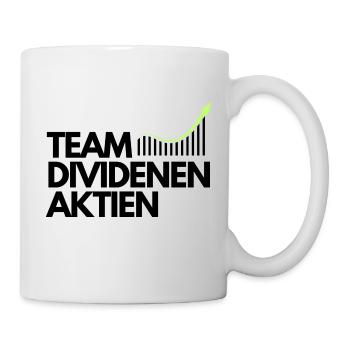 TEAM DIVIDENEN AKTIEN - Mug - white - Right