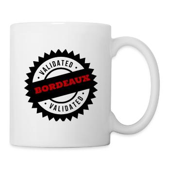 Bordeaux c'est validé - Mug blanc - blanc - Droite