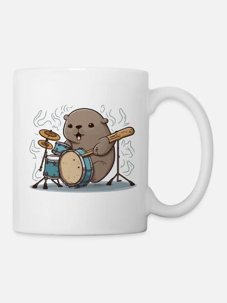 Rhythmus-Siegel - Tasse - Weiß