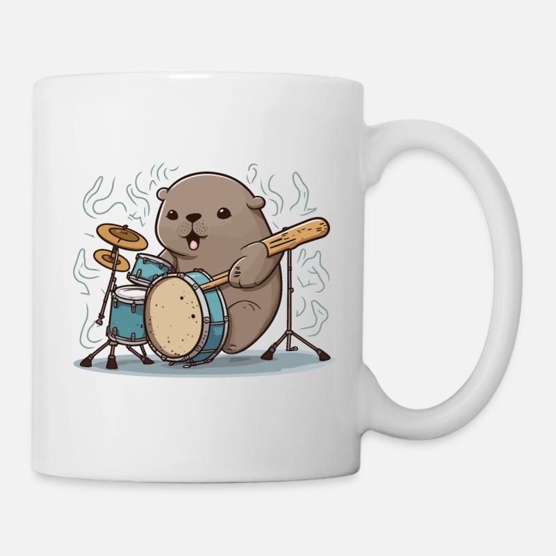 Rhythmus-Siegel - Tasse - Weiß