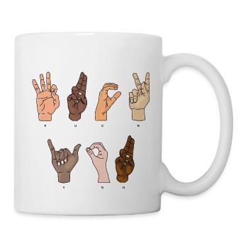 F*CK You! Funny Statement - Mug - white - Right