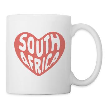 Amoureux de l’Afrique du Sud et du Cap - Mug blanc - blanc - Droite