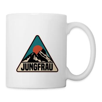 Jungfrau Schweiz - Tasse - Weiß - Rechts