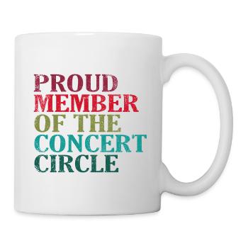 Fier membre du Cercle de concert - Mug blanc - blanc - Droite