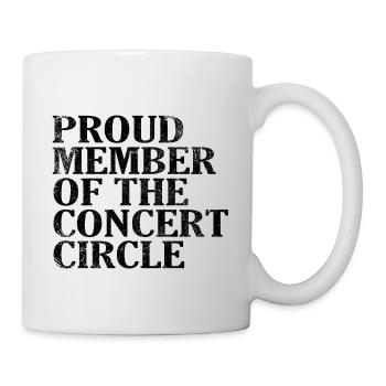 Fier membre du Cercle de concerts - Mug blanc - blanc - Droite