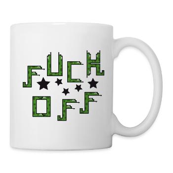 Fuck Off Retrosnakes - Mug blanc - blanc - Droite