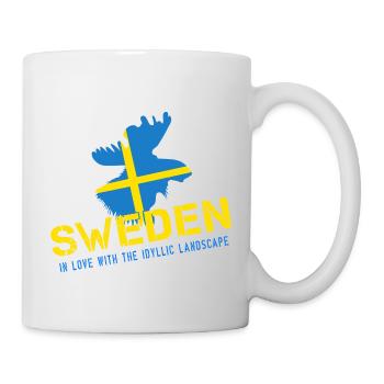 Schweden Suède - Mug blanc - blanc - Droite