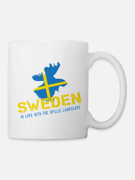 Schweden Suède - Mug blanc - blanc