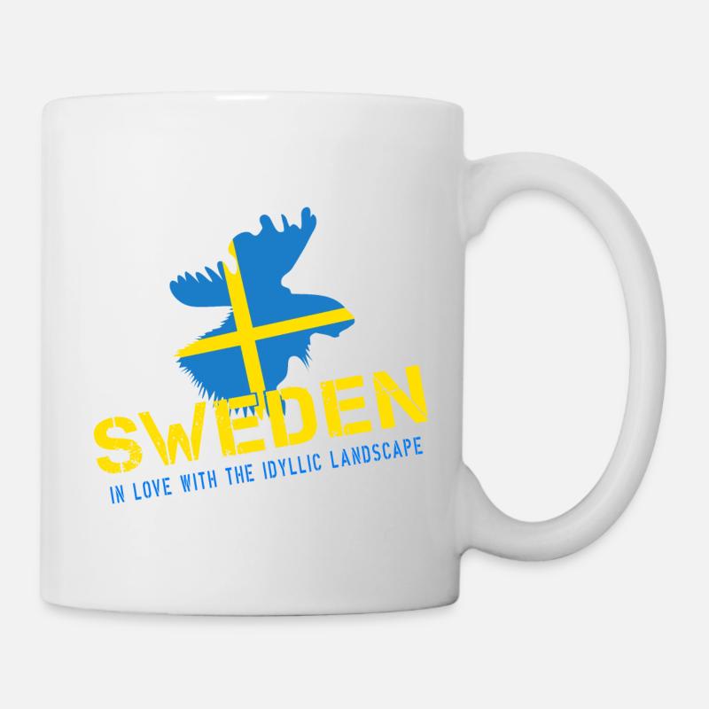 Schweden Suède - Mug blanc - blanc