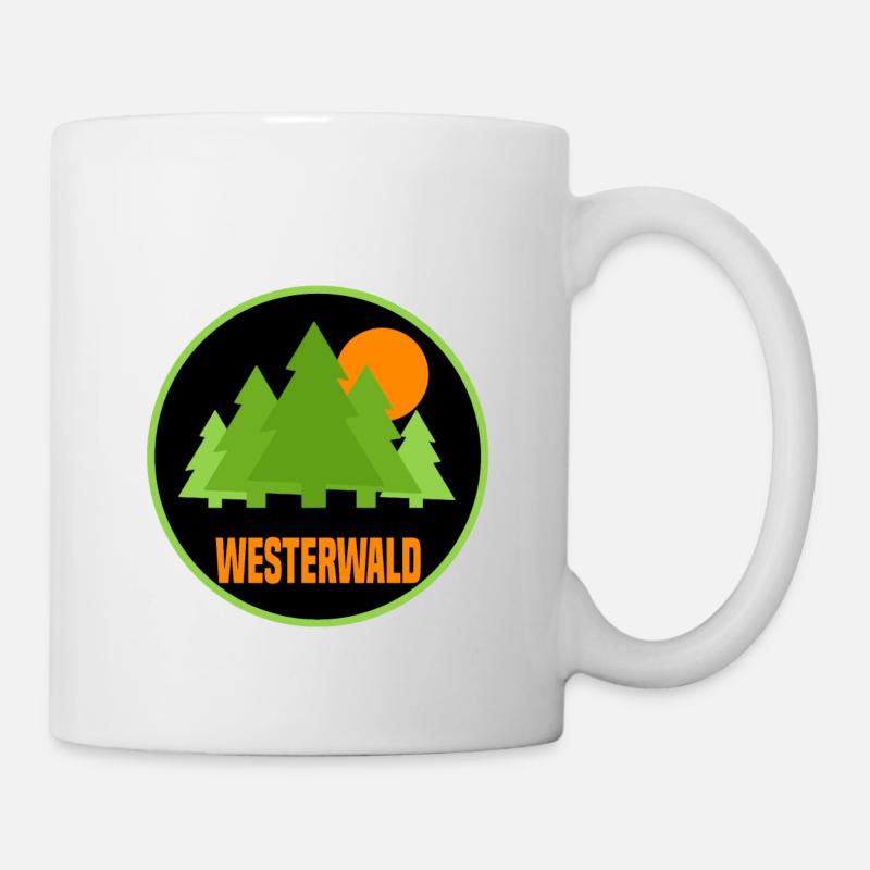 Westerwald orange - Tasse - Weiß