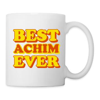 Achim First name Funny gift - Mug - white - Right