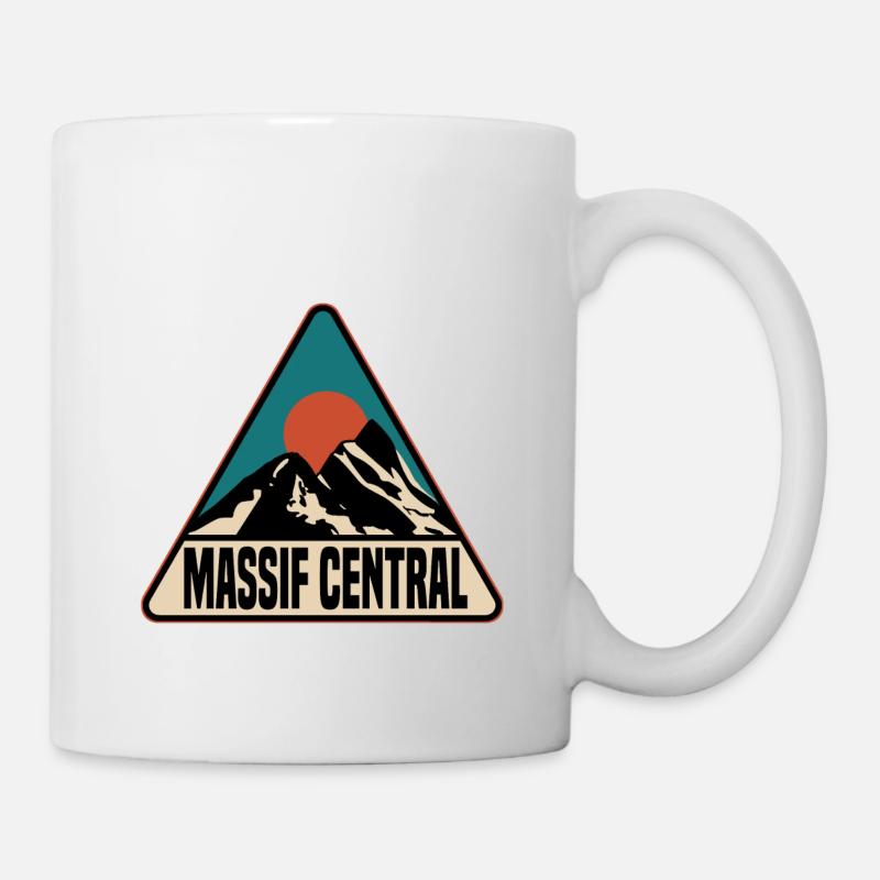 massif central - Tasse - Weiß