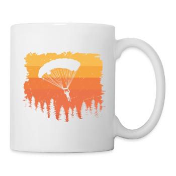 Parapente Parachutisme Forest Vintage - Mug blanc - blanc - Droite