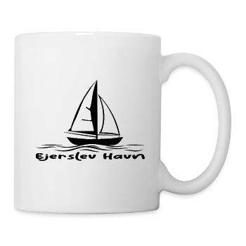 Ejerslev Havn Voilier - Mug blanc - blanc - Droite