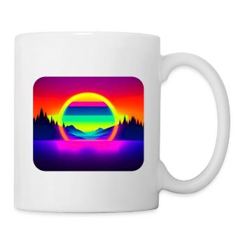 Retro 16 - Tasse - Weiß - Rechts