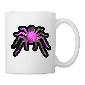 Blühende Spinne - Tasse - Weiß - Rechts