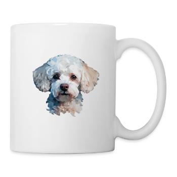 Poodle Polygon Design - Mug - white - Right