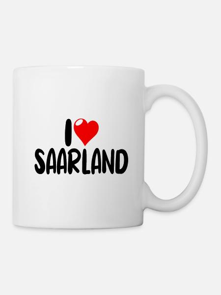Saarland - Tasse - Weiß