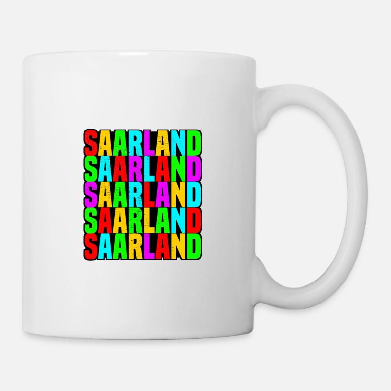 Saarland - Tasse - Weiß