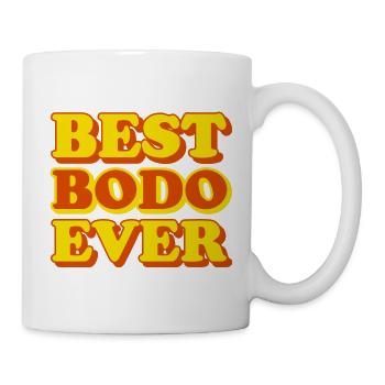 Bodo Vorname lustiges Geschenk - Tasse - Weiß - Rechts