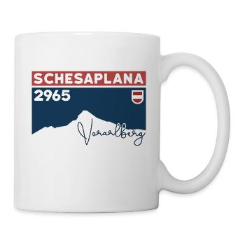 Schesaplana Gipfel Bergtour Wanderung Vorarlberg - Tasse - Weiß - Rechts