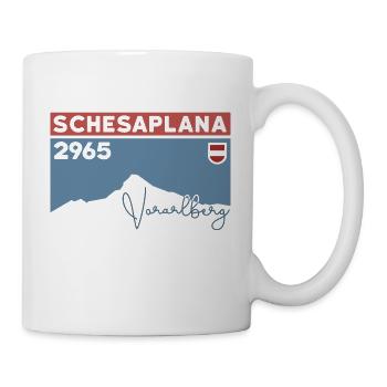 Schesaplana Gipfel Bergtour Wanderung Vorarlberg - Tasse - Weiß - Rechts