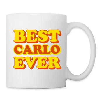 Carlo Vorname Witziges Geschenk - Tasse - Weiß - Rechts