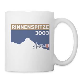 Rinnenspitze mountain hike via ferrata Stubaital - Mug - white - Right