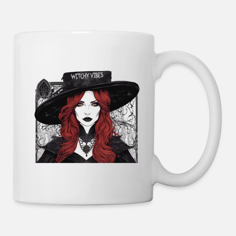 Vibrations sorcières - Mug blanc - blanc