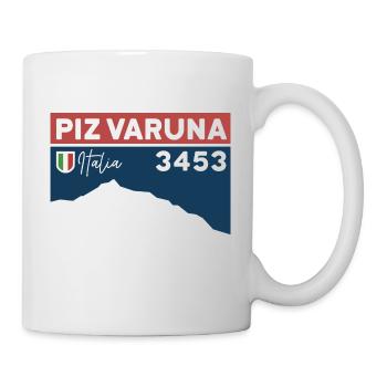 Piz Varuna Ski Touring Ski Resort Hiking Normal Route - Mug - white - Right