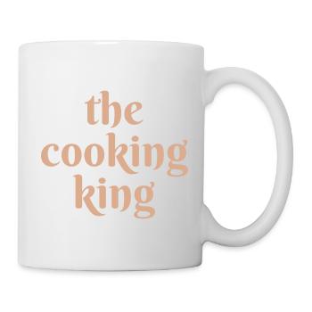 Le dicton Cooking King - Mug blanc - blanc - Droite