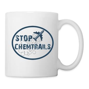 STOP CHEMTRAILS - Mug - white - Right
