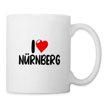 Nürnberg - Tasse - Weiß - Rechts