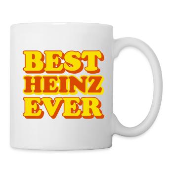 Heinz Vorname Witziges Geschenk - Tasse - Weiß - Rechts