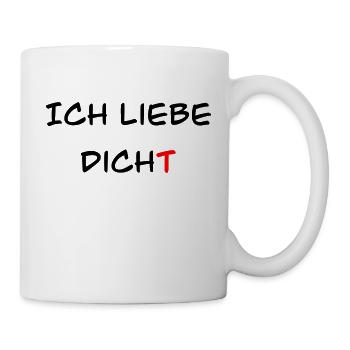 Ich liebe dicht2 - Tasse - Weiß - Rechts