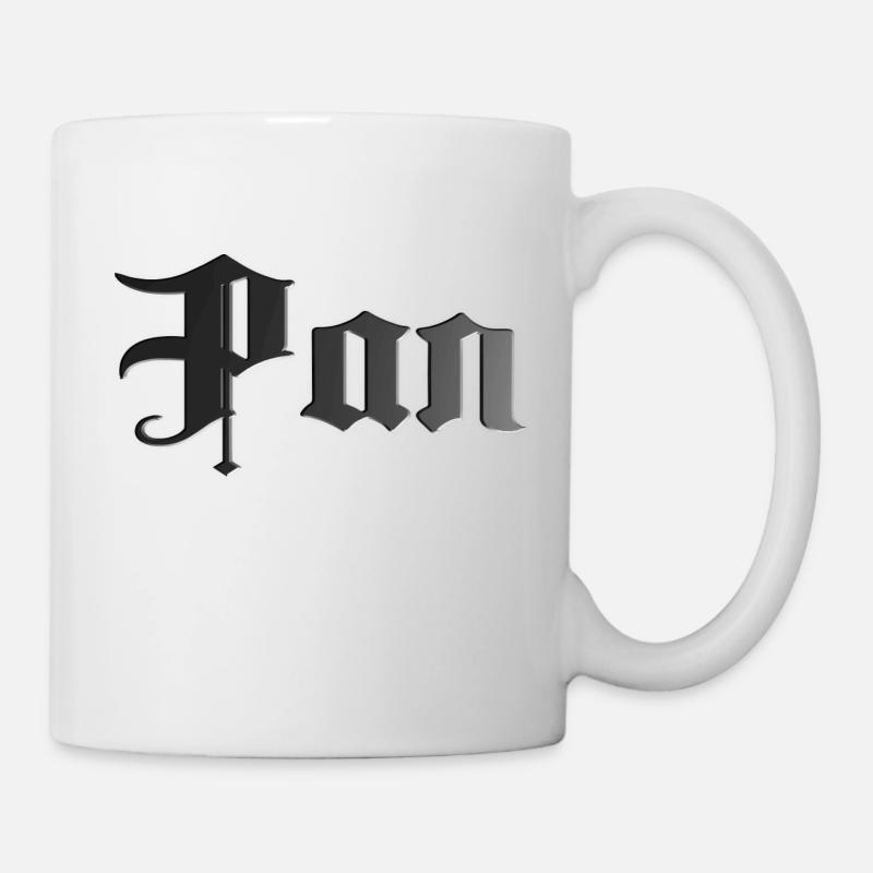 pan2D - Mug blanc - blanc