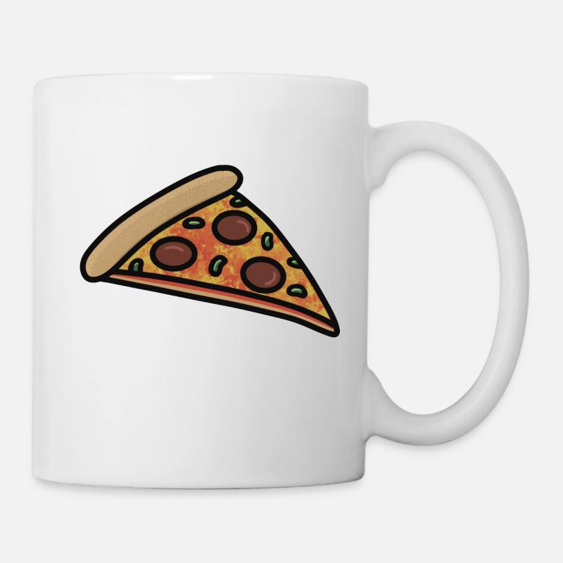 Pizza - Mug blanc - blanc
