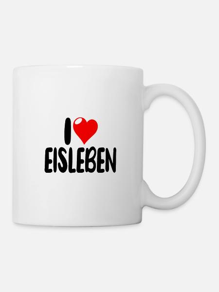 Eisleben - Tasse - Weiß