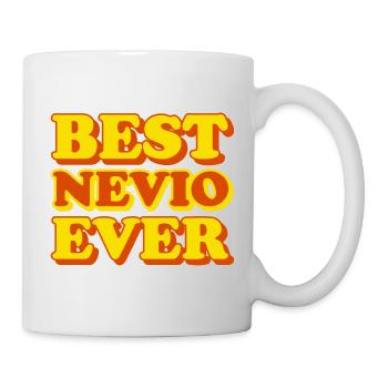 Nevio Vorname Lustiges Geschenk - Tasse - Weiß - Rechts