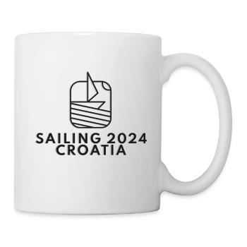 Sailing Croatia 2024 Black 1 - Mug - white - Right