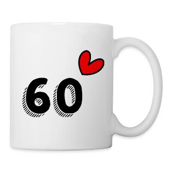 ANNIVERSARY. HAPPY BIRTHDAY. HAPPY BIRTHDAY. - Mug - white - Right