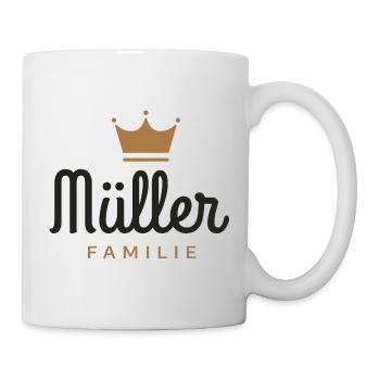 Müller-Familie - Tasse - Weiß - Rechts