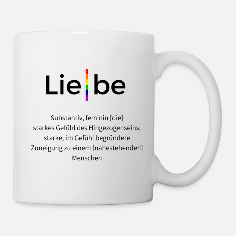 Liebe - Tasse - Weiß