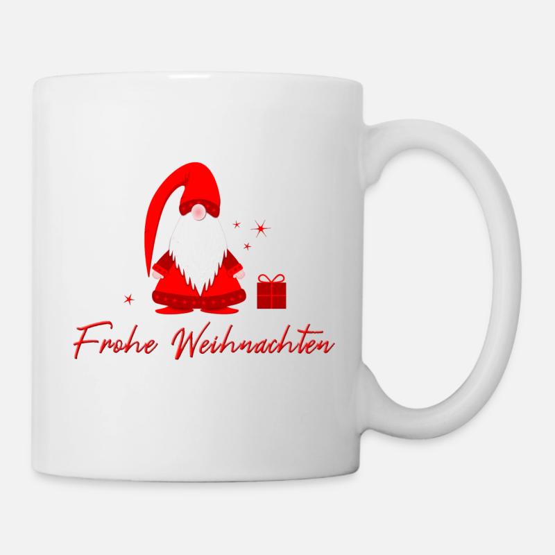Frohe Weihnachten - Tasse - Weiß