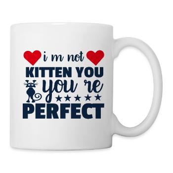 not perfect - Tasse - Weiß - Rechts