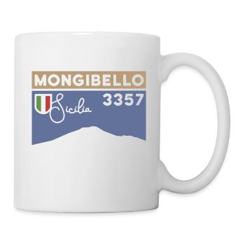 Etna Etna Mongibello volcano mountain Sicily souvenir - Mug - white - Right